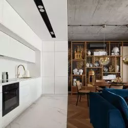 Geometryczny Apartament w Krakowie