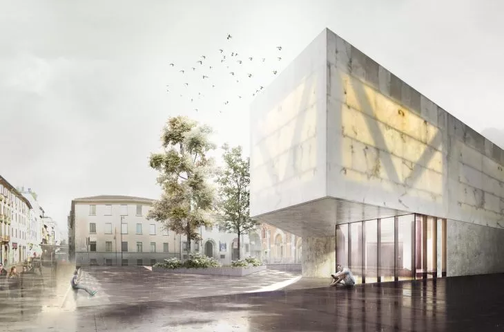 Center for Artistic Workshops in Milan. Award-winning project by Polish students