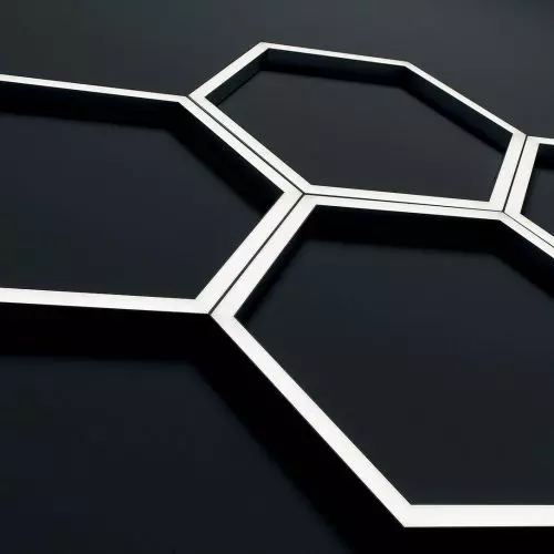 Modern LED lighting with the ability to change the color and intensity of the light