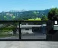Brama aluminiowa z kolekcji LINEA