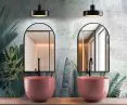 Modern, minimalist as well as highly decorative mirrors