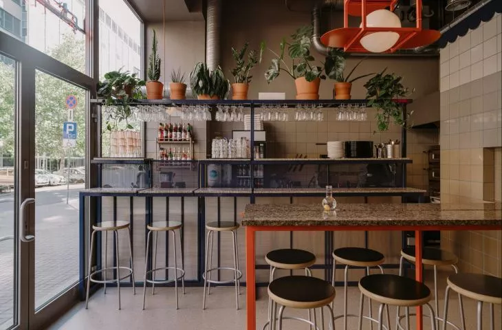Warszawska Przyjemność. Pizza bar w odcieniach inspirowanych włoską kuchnią