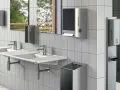 Stojak Premium z dozownikiem środka dezynfekującego EXOS., F5L-Mix armatura umywalkowa, EXOS. Akcesoria/umywalka