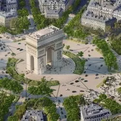 Łuk Triumfalny zyska zieloną oprawę