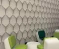 Tapeta Wallmotion w Warsaw Hub, proj. Massive Design