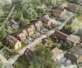 Enclave estate, bird's eye view