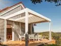 Żaluzje fasadowe skośne i pergola lamelowa Warema Lamaxa L70