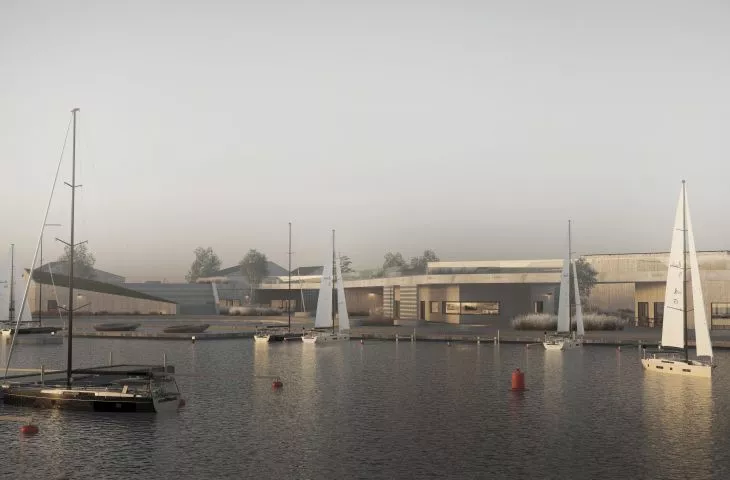 An idea to revitalize Rewa. Project for an eco-friendly yacht marina