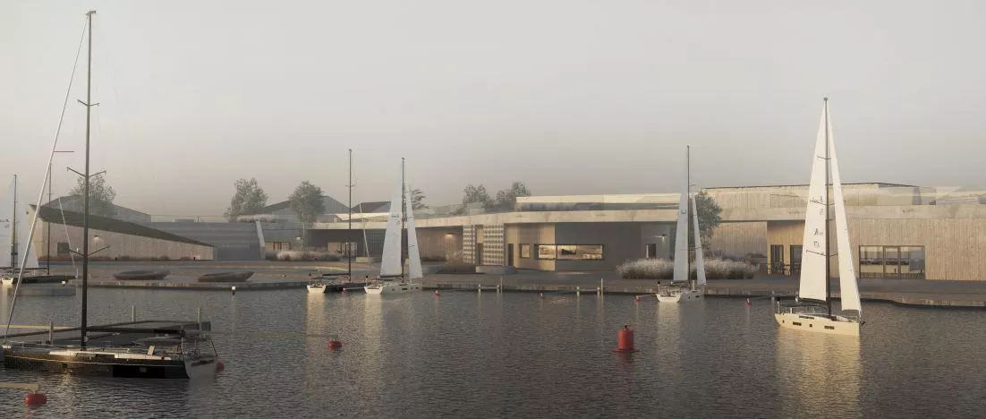 An idea to revitalize Rewa. Project for an eco-friendly yacht marina