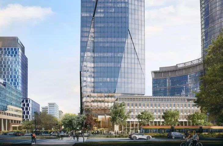 Warsaw's The Bridge. Skyscraper new but not innovative