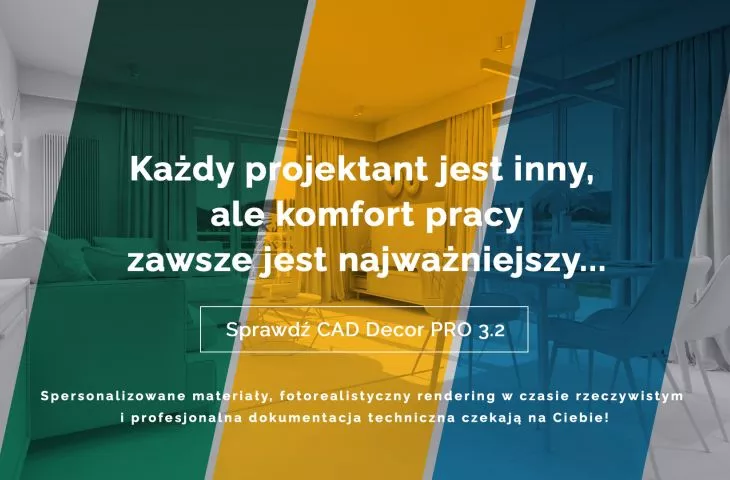 Zabawa i oszczędność czasu — nowe wersje programów CAD do aranżacji wnętrz