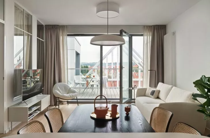 Apartment with a view of Gdansk's old town