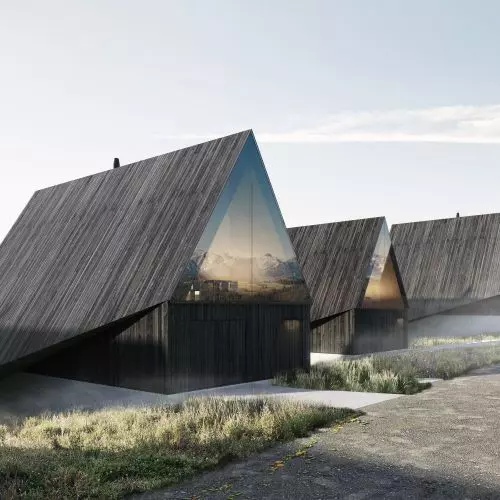 Relaxation with a view of the Tatra Mountains. Podhale houses of the exexe project