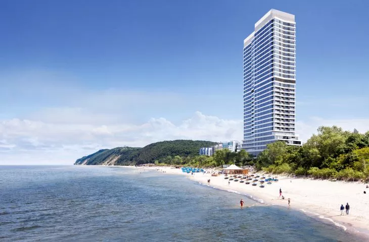 Skyscrapers over a hundred meters high will cast a shadow on the beach in Miedzyzdroje