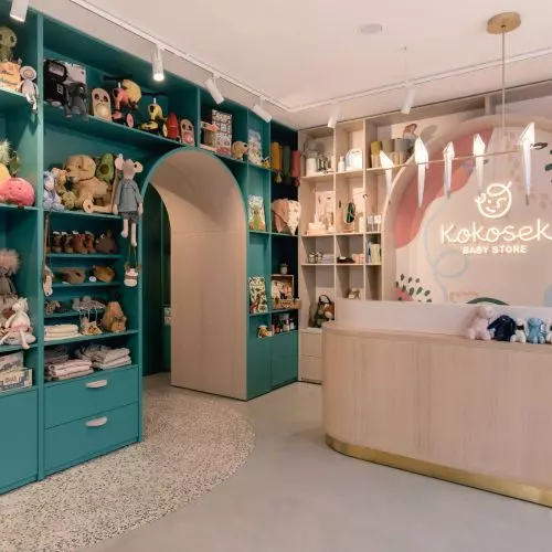 A fairytale interior for children and adults. Toy store by Mode:lina Architects.