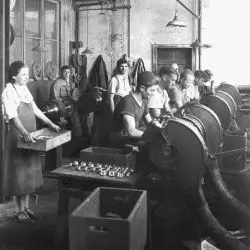 Stara fabryka firmy Geberit, gdzieś między 1918 a 1962 rokiem