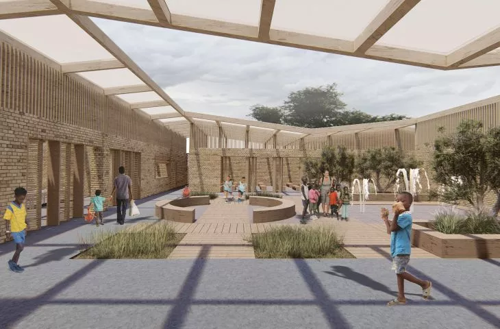 An elementary school in Mozambique. Project by Aleksandra Krupskaya