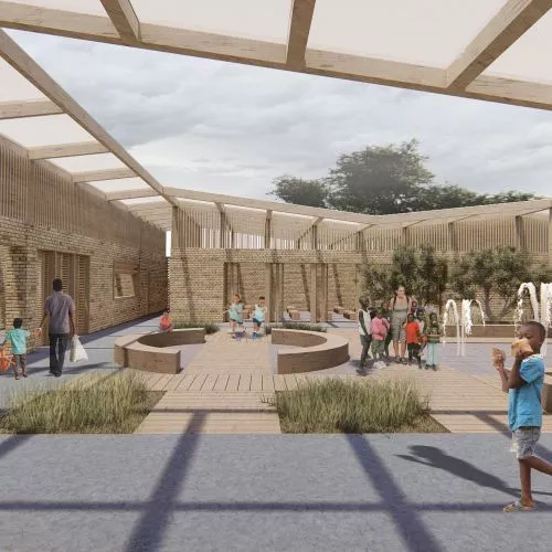 An elementary school in Mozambique. Project by Aleksandra Krupskaya