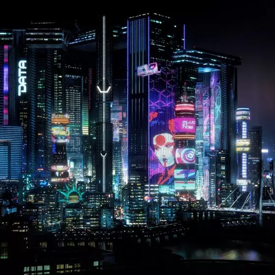Night City z Cyberpunk 2077