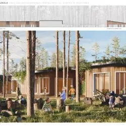 I miejsce w konkursie na projekt biblioteki i przedszkola w Józefowie