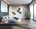 Bedroom with a view of Wroclaw