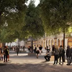 Plac Pięciu Rogów - projekt WXCA