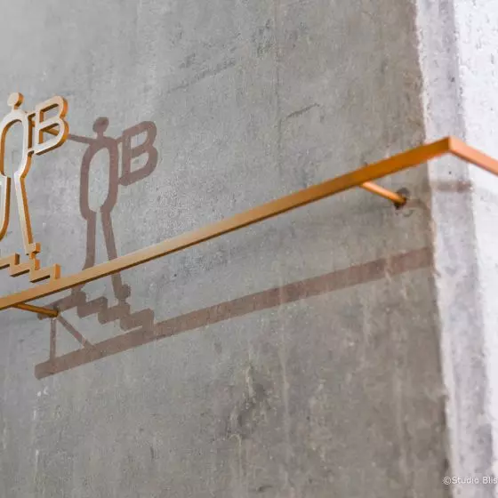 wayfinding projektu Studia Blisko