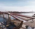 Footbridge in Warsaw