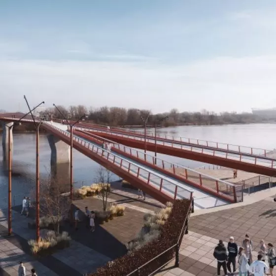 Kładka w Warszawie