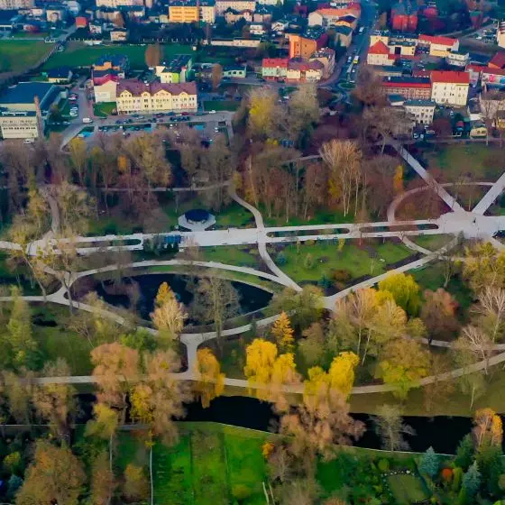 Wyróżnienie w kategorii „Zrewitalizowana przestrzeń publiczna w zieleni”, Park Miejski w Starogardzie Gdańskim, proj.: ECOZET
