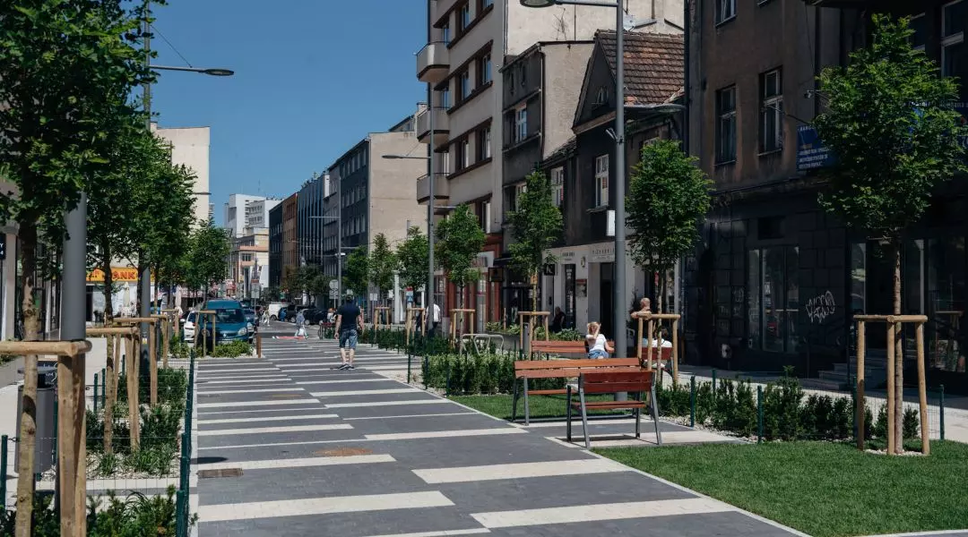 II Wyróżnienie w kategorii „Zrewitalizowana miejska przestrzeń publiczna”, Woonerf na ulicy Abrahama w Gdyni