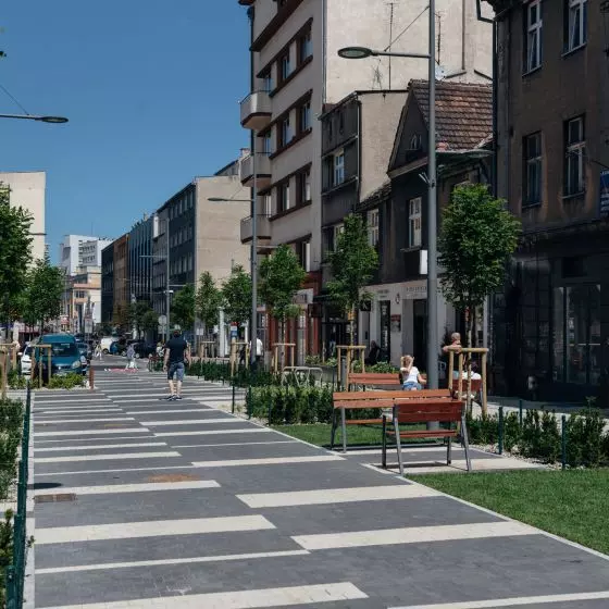 II Wyróżnienie w kategorii „Zrewitalizowana miejska przestrzeń publiczna”, Woonerf na ulicy Abrahama w Gdyni