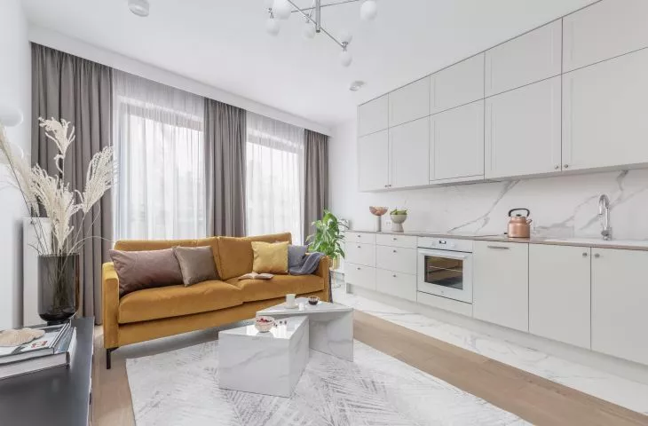 Pastel apartment in Prague Port. Apartment for rent designed by Kate&Co