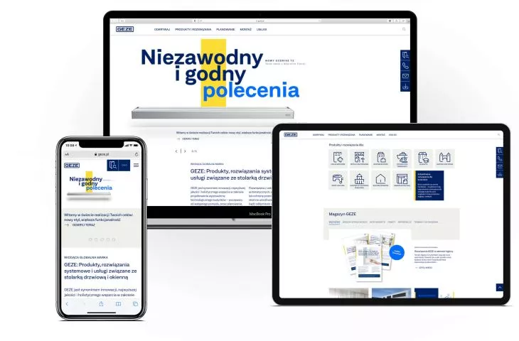 GEZE Poland's new website