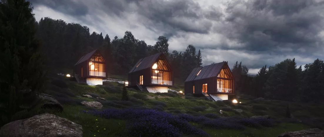Rest in the Western Beskids. Cottages in Zawoja