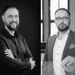 Mateusz Górnik (po lewej) i Andrzej Truszczyński (po prawej) na liście 40 Under 40®