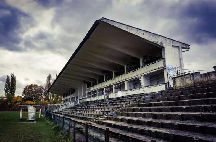 The historic stands of the RKS Marymont Stadium. Will it be saved?