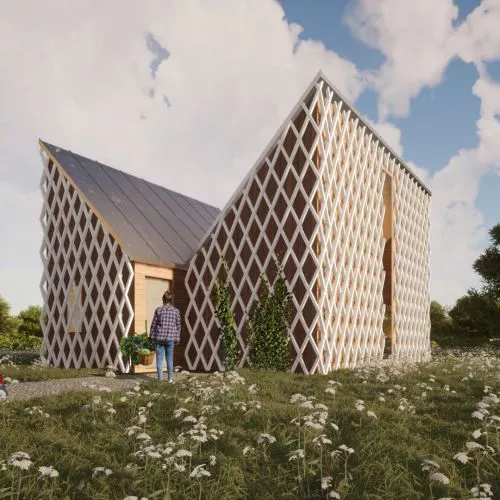 Circular Economy House. Ekologiczne domki na Kaszubach projektu MJZ