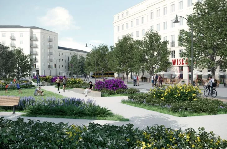 Żoliborz even greener. Wilson Square in a new look