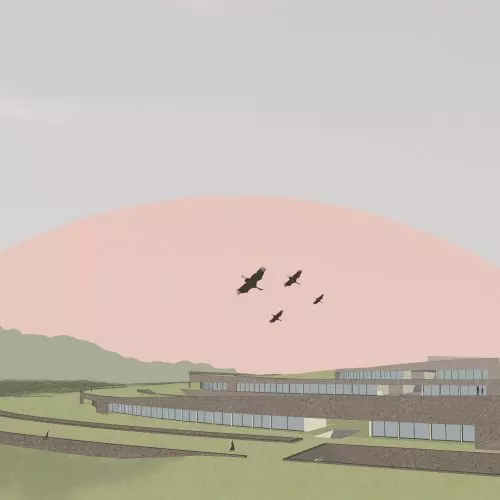 Zielona, nowoczesna winiarnia w RPA. Wyróżniony projekt Green Path Village