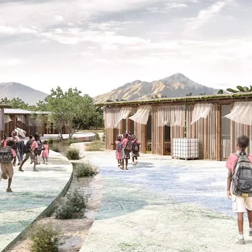 Architektura w obliczu katastrof. Projekt modelowej szkoły wiejskiej na Haiti