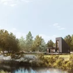 Domek letniskowy nad rzeką Liwiec