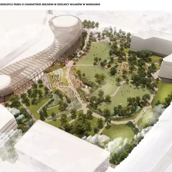 I Nagroda: Projekt aut. RS Architektura krajobrazu Dorota Rudawa
