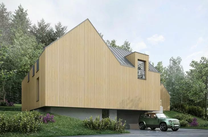 A modern home for a large family. Smaga Architects Project