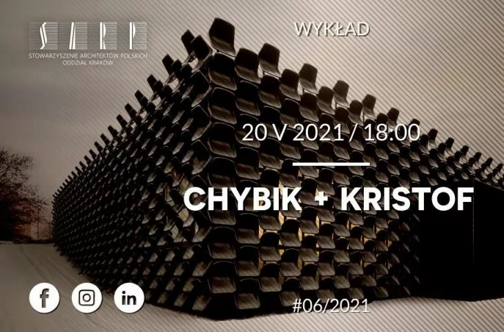About the role of the architect in our generation. Lecture by architects from CHYBIK + KRISTOF studio.