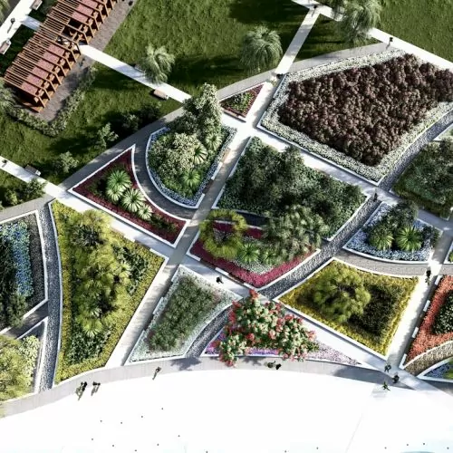 Zielone tereny wokół osiedla Lotników w Mielcu. Wyróżniony projekt studentek architektury