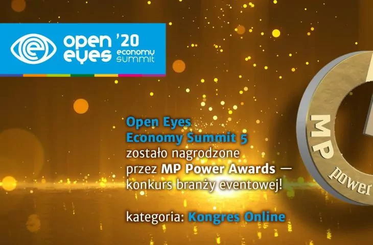 Open Eyes Economy Summit 5 wybrany najlepszym kongresem online