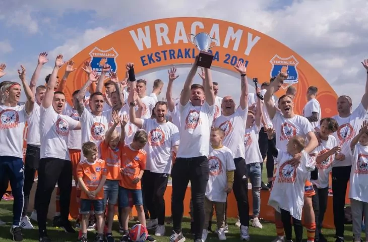 Ekstraklasa is back! Bruk-Bet Termalica Nieciecza with promotion!