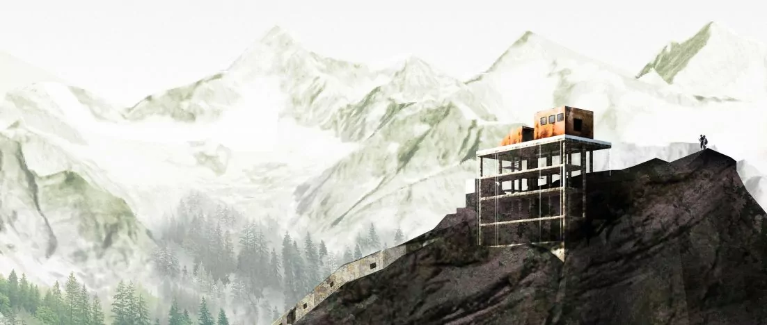 Projekt adaptacji opuszczonych ośrodków narciarskich w Alpach