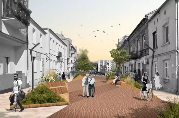 Konkurs na oprac. koncepcji urbanistyczno-architektonicznej zadania Rozbudowa i przebudowa ulic: Traugutta (od ul. Kraszewskiego), Jagiellońska, Szczęśliwa, Zielony Rynek, Miedziana, Zduńska wraz z infr. tow. w ramach zadania „Zielone tereny Śródmieścia”
